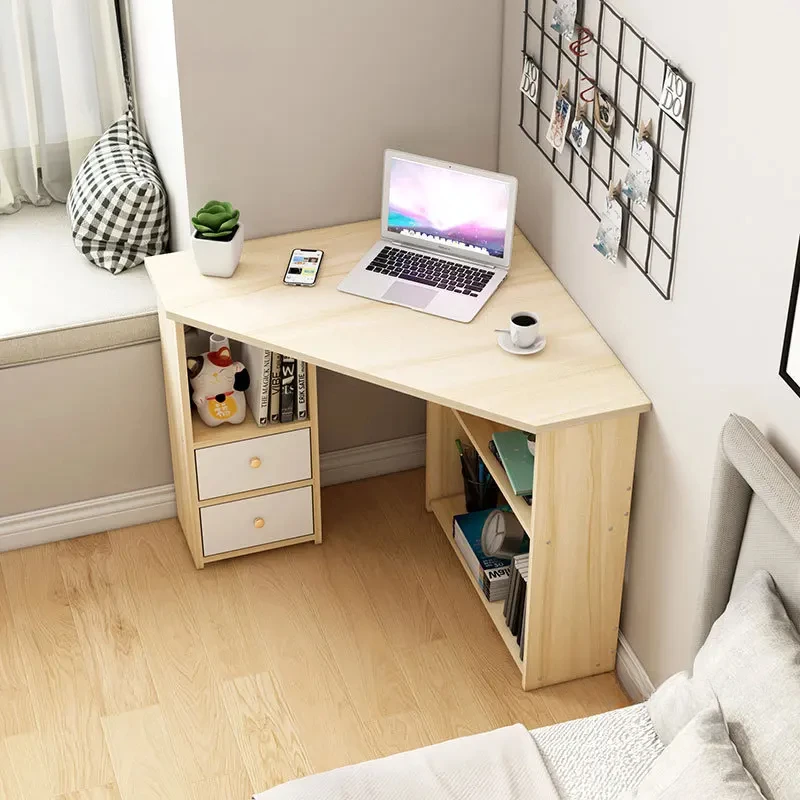 Small Corner Desktop Computer Desks Against The Wall Office Desk Bedroom Furniture Student Study Table Balcony Gaming Tables