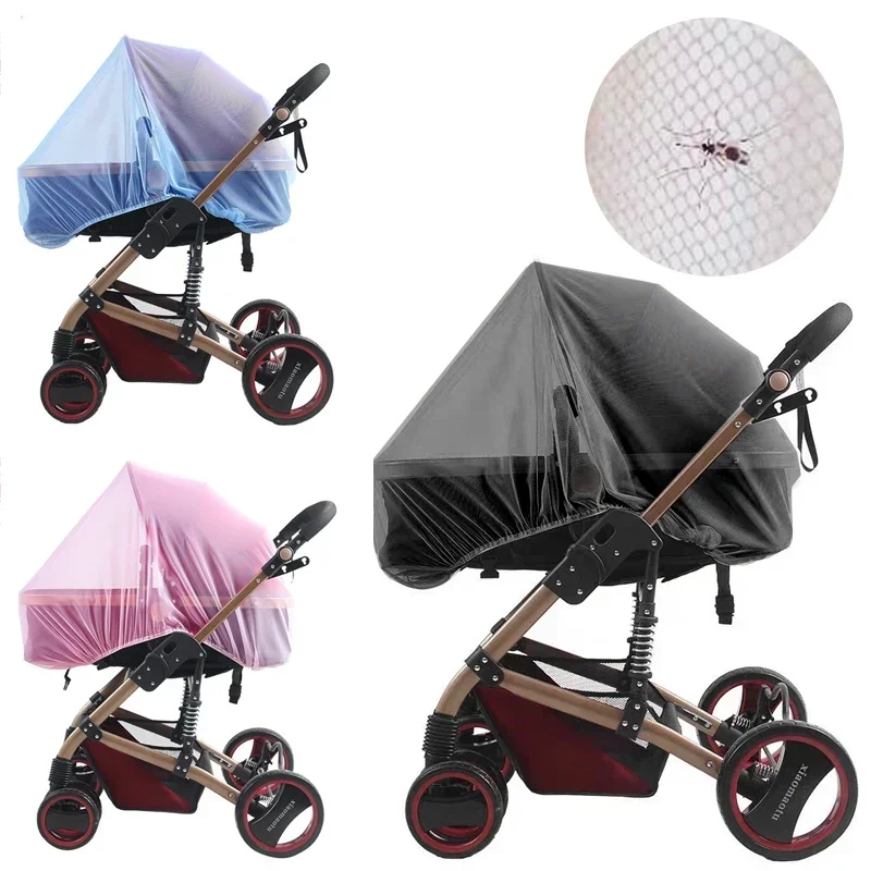 

Baby Stroller Pushchair Mosquito Insect Shield Net Safe Infant Protection Mesh Baby Pram Stroller Accessories Mosquito Net 150cm