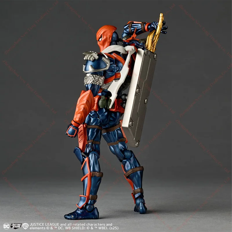 مجلة W KAIYODO Niesamowite Yamaguchi Revoltech Deathstroke Slade Wilson Wersja 1.5 Figurka Zabawkowy Model Present