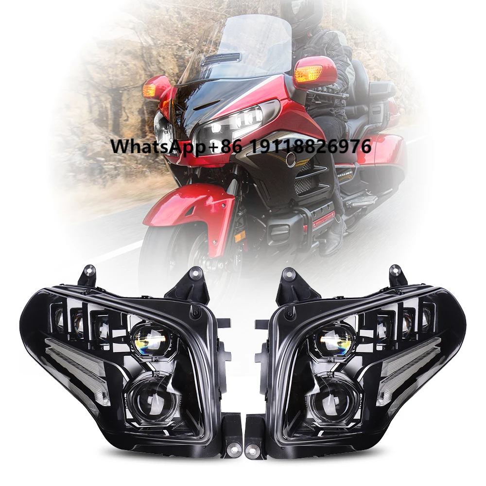 

Motorcycle LED Headlight for Ho-nda GoldWing GL1800 2001-2017 Lighting Projector Accessories
