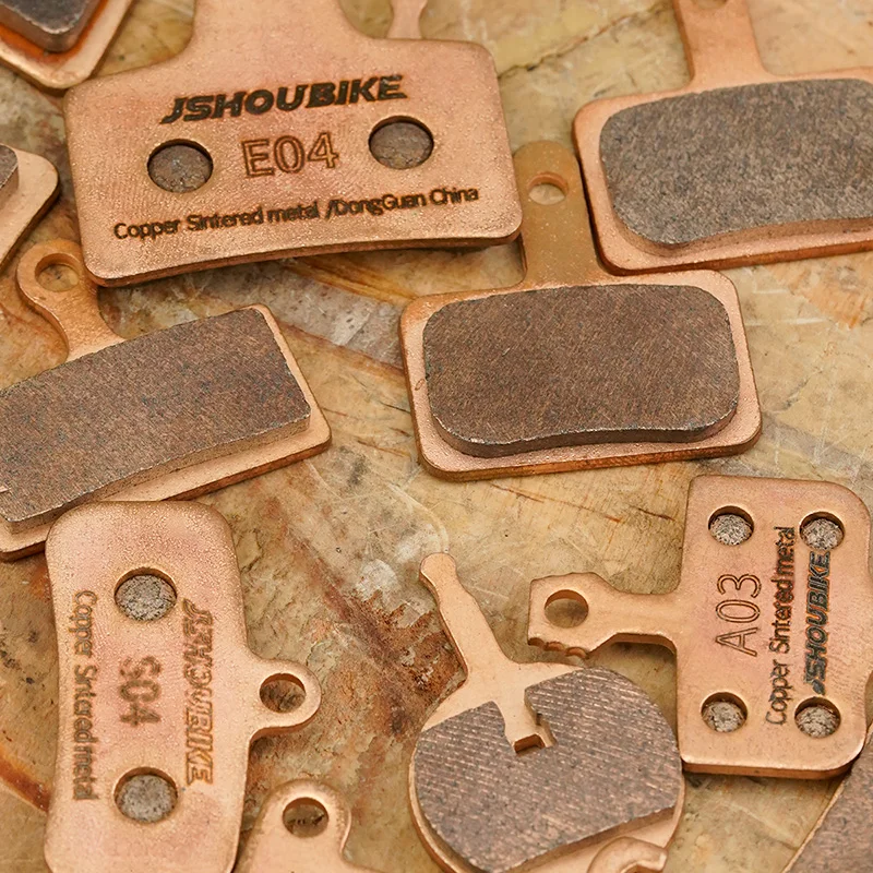 JSHOUBIKE Bicycle Hydraulic Disc Brake Pad MTB Copper sintering process for SHIMANO MT200 XT XTR M315 SRAM Avid BB5 BB7 E1