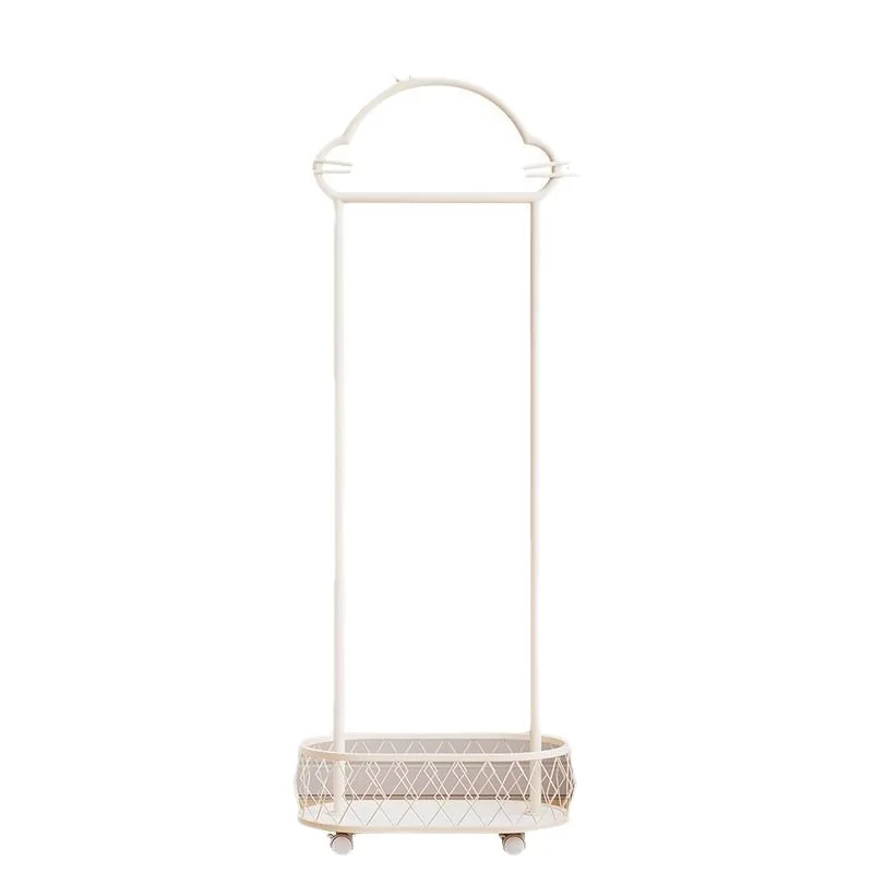 

P% cream wind hanger floor-to-floor bedroom luxury coat rack home corner indoor storage clothes rack floor-to-floor stand