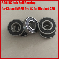 6001RS Hub Ball Bearing for Xiaomi M365 Pro 2 1S for Ninebot G30 All Electric Scooter High  Speed Rear Wheel Precision Bearing