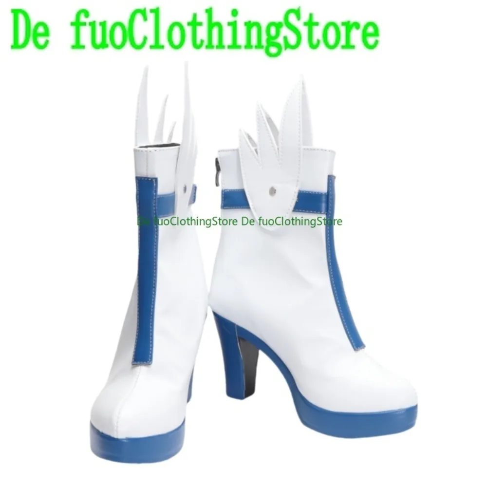 DefuoClothing 2.5D Seduction Nonoia Noa 코스프레 신발 애니메이션 컨벤션 부츠 애니메이션 게임 할로윈 의상 파티 소품 신발