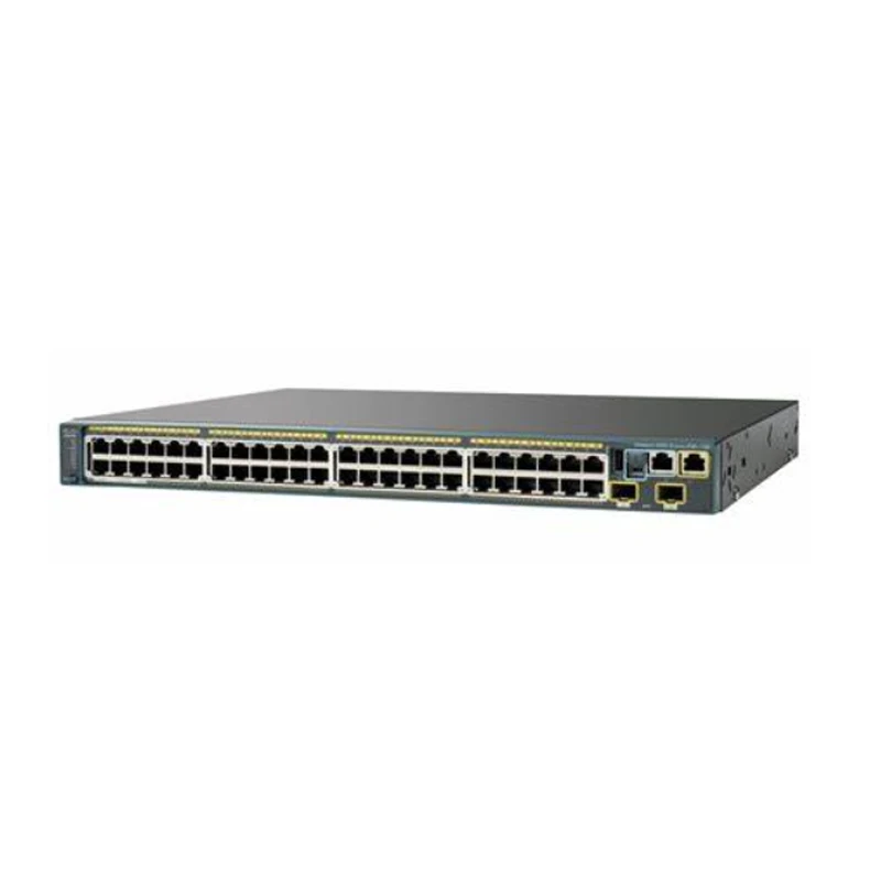 Gigabit Camada 2 Rede Switches, WS-C2960S-24TS-S 24 Porto, 10 100 1000M, WS-C2960S-24TS-S