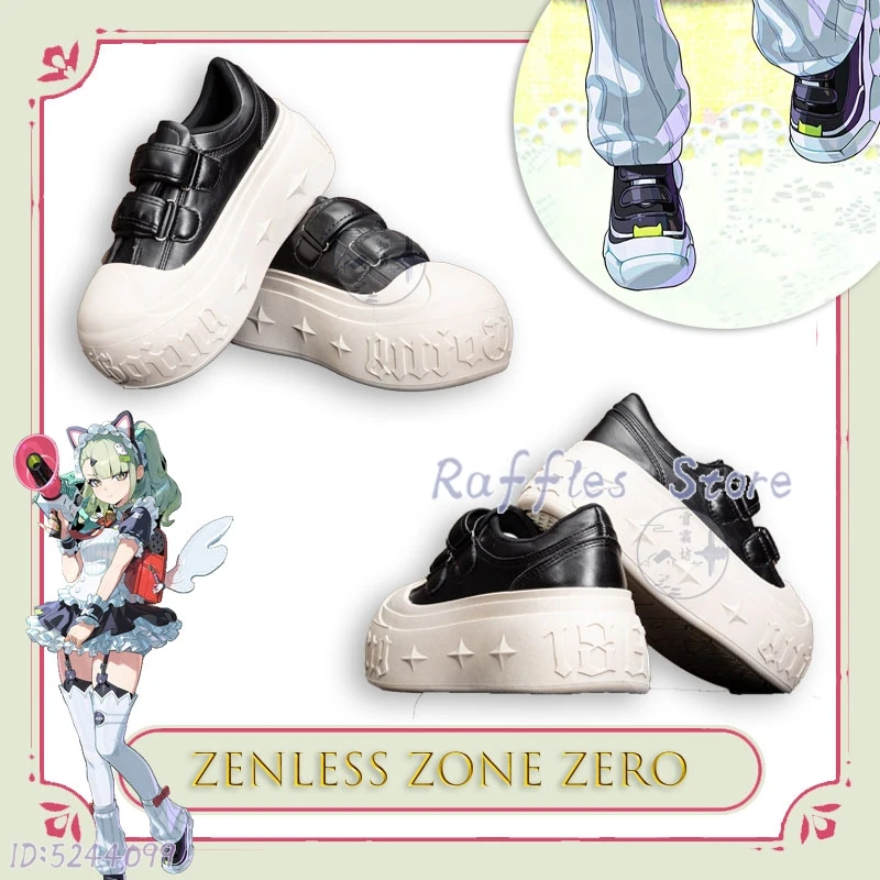 

Raffles Store Zenless Zone Zero Sunna Cosplay Shoes Afternoon Tea Break Party Anime Game Platform Sneakers Fashion Lightweight C