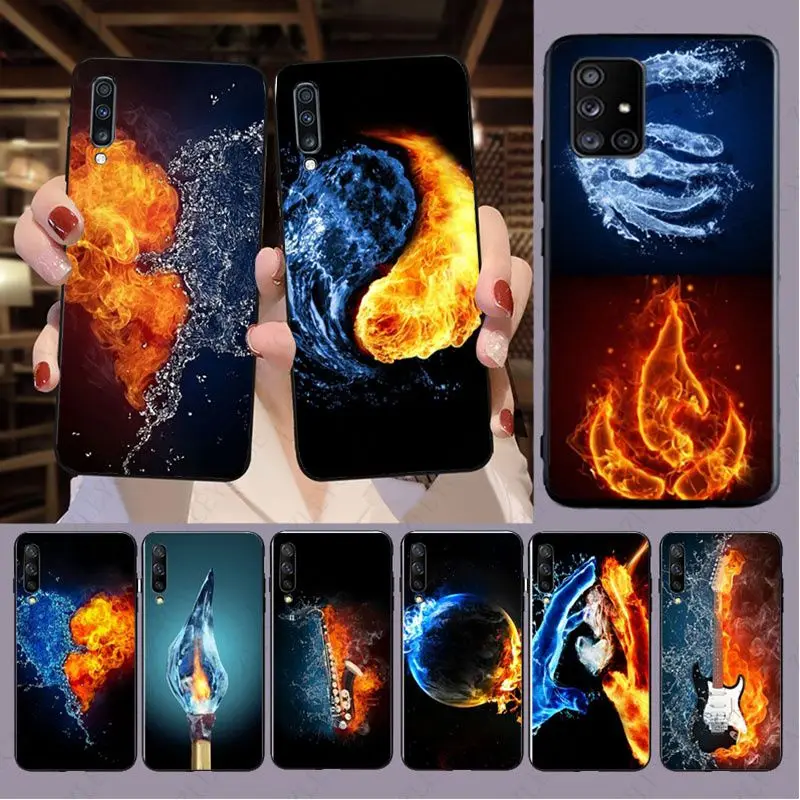 funda fire and water Cover For samsung Galaxy A12 A22 A32 A53 A72 A52S A21S A13 A50 A51 A20E A11 A40 A30s A71 A70 cases coque