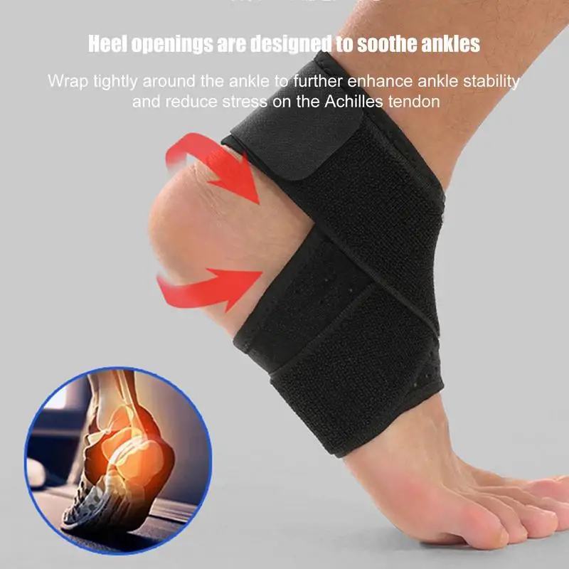 Ankle Brace For Sports Adjustable Ankle Wrap Support Protector Wrap Adjustable Ankle Brace For Running Basketball Soccer Running