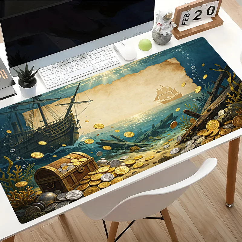 정교하게 디자인된 레트로 해상 차트 마우스 패드 HD  - Retro Gaming Design 리뷰 및 가격