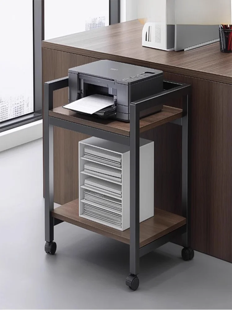 

Modern Simplici Metal Cuter Host Stand Office Desk Mobile Printer Ra Double Layer Trolley Non-Pierced Installation