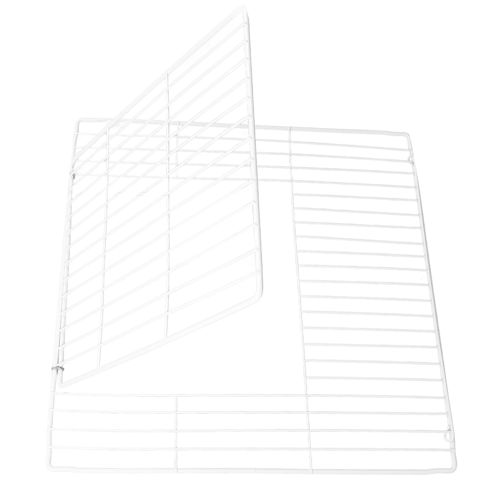 

Pet Cage Thickened Fence Door DIY Dog Crate Cat Wire Mesh for Dogs Small Playpen Metal Fencing Panels Kennel Gate