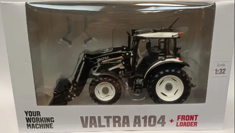 ROS VALTRA 1:32 A104 Loader Agricultural Tractor White Simulation Limited Edition Alloy Metal Static Car Model Toy Gift