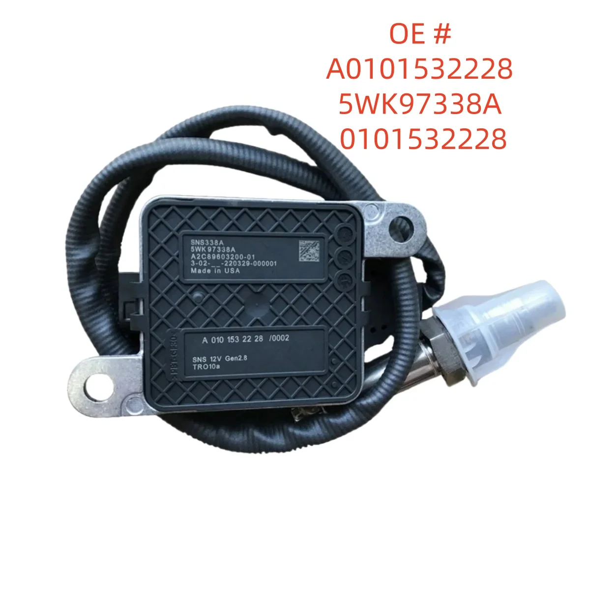 

High quality A0101532228 5WK97338A 0101532228 Oxygen Nox Sensor for Mercedes-Benz DD15 Freightliner M2 11