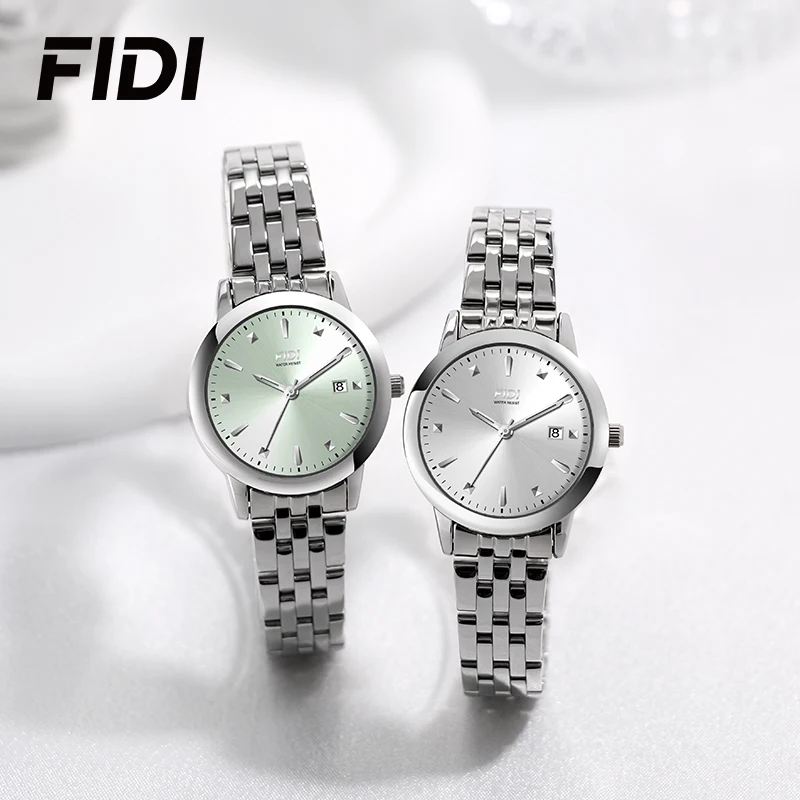 FIDI Fashion Quartz Wristwatches Casual Sport Luminous Watch For Women Luxury Waterproof Round Ladies Watches FD105