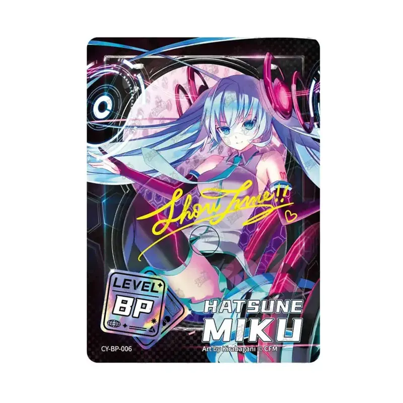 

KAYOU Hatsune Miku Series1 First Sight Pack SE/SP/BP/LR/UR/SSR/QR/HR/SR/R Birthday Symphony Exquisite Genuine Collection Card