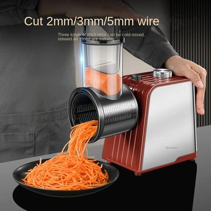 Kitchen Household Multi-functional Electric Vegetable Cutter Radish Green Melon Slicing and Slicing Machine