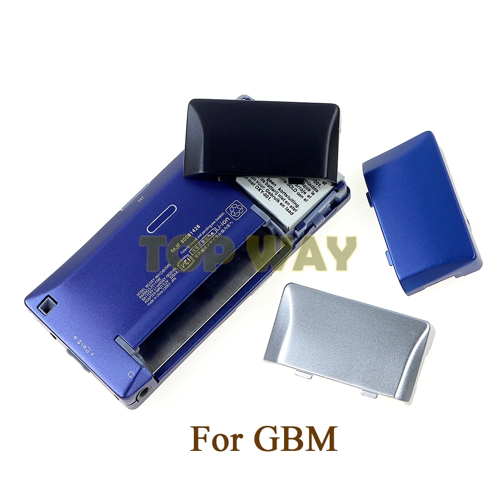 1PCS Ersatz Für Game Boy Micro Batterie Tür Abdeckung Mit Schraube Für GBM Batterie Fall