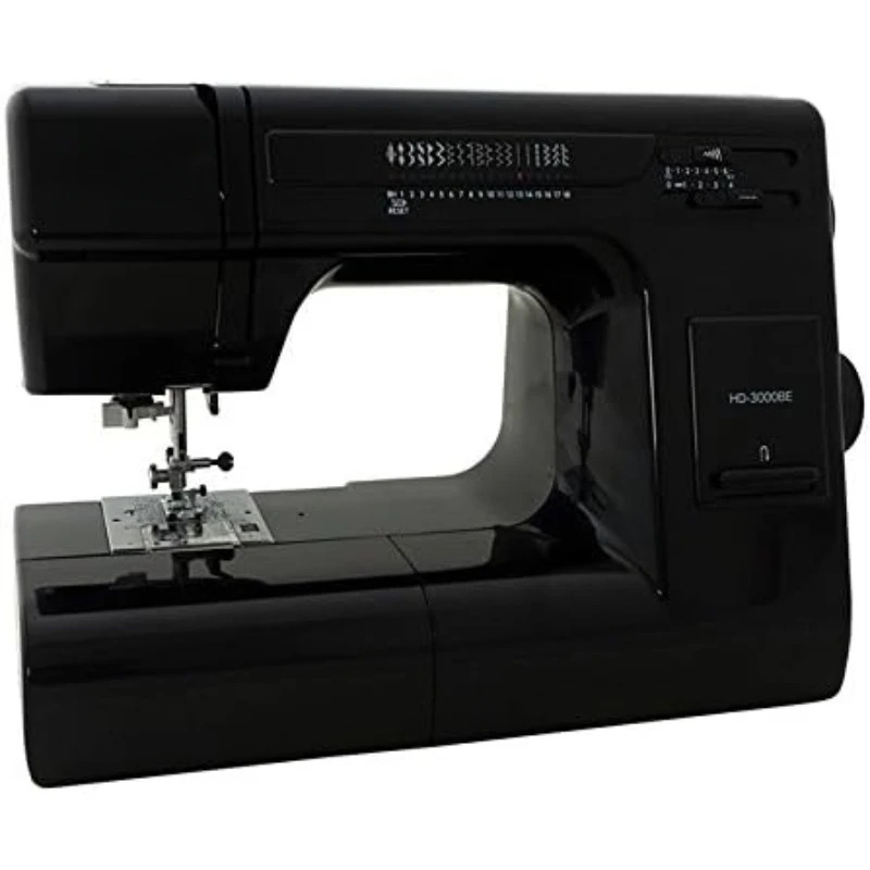 Heavy Duty HD-3000 Black Edition Sewing Machine with Bonus 6 Piece Quilting Kit