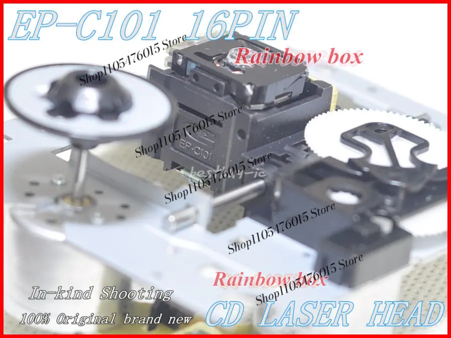 New Original EP-C101 CD Laser Lens 16P Mechanism With Bracket Standard Tray Direct Replacement For SF-P101N Optical Pickup