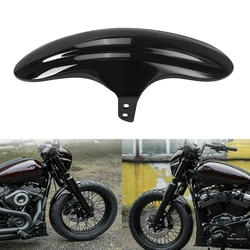 Motorcycle Black Front Fender Mask Mud Guard Motorbike Splash Mudguard Fairing For Harley M8 Softail Street Bob FXBB/S 2018-2022