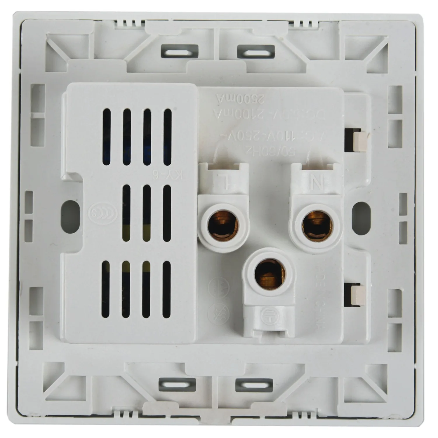 2.1A Dual USB Wall Charger Socket Adapter Universial Power Outlet Panel wite Switch