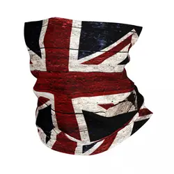 Bandera de la Unión Bandana cuello polaina Reino Unido país bufanda mágica multifuncional tocado ciclismo para hombres mujeres adultos transpirable