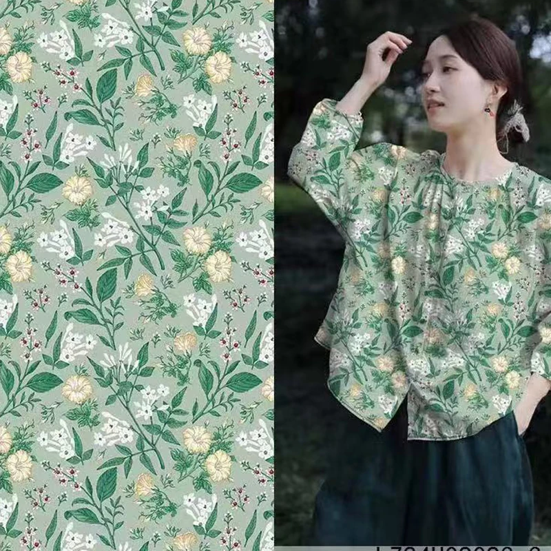 

Высокое качество, натуральная ткань с принтом рами, льняное летнее китайское платье длиной до пола, сделай сам, ручное шитье, тонкий дизайнер, оптовая продажа