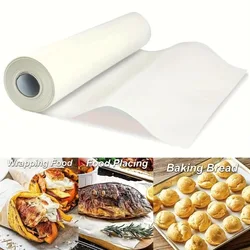 New Silicone Oil Paper Baking Paper Disposable Heat Resistant Air Fryer Liners Non-stick Oil Proof Paper