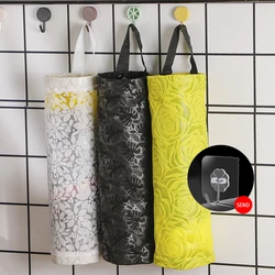 Garbage Bag Storage Wall Mounted Garbage Bag Organizer Kitchen Accessories Plastic Bag Collector Shopping Storage Hanging Bag