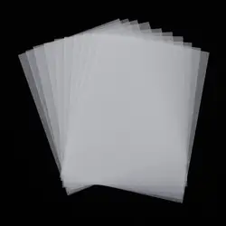 10 Pieces Sanded Shrink Plastic Sheets, Shrink Films Papers for Craft, Art Crafts Blank Art Film Paper