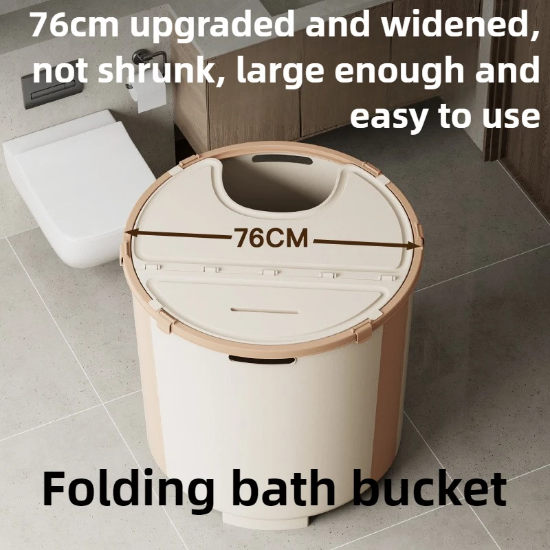 

Installation-free Folding Bathtub Household Adult Bathtub Large Bathtub Children's Bath Bucket Portable Tub Pressure Relief