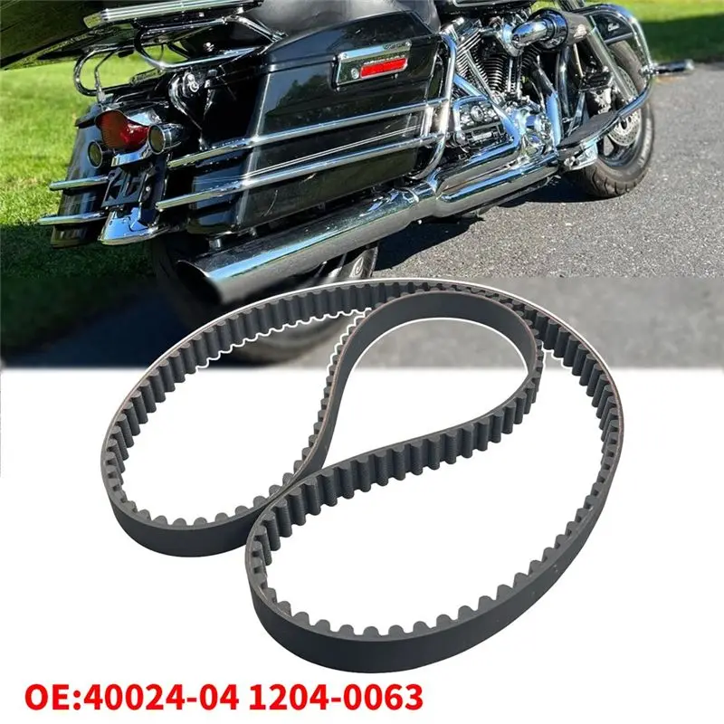 Efficientt-Motorcycle 139T 1-1/8Inch Rear Drive Belt For Electra Glide FLHT Ultra FLTR Road Glide FLHR 04-06 40024-04 1204-0063