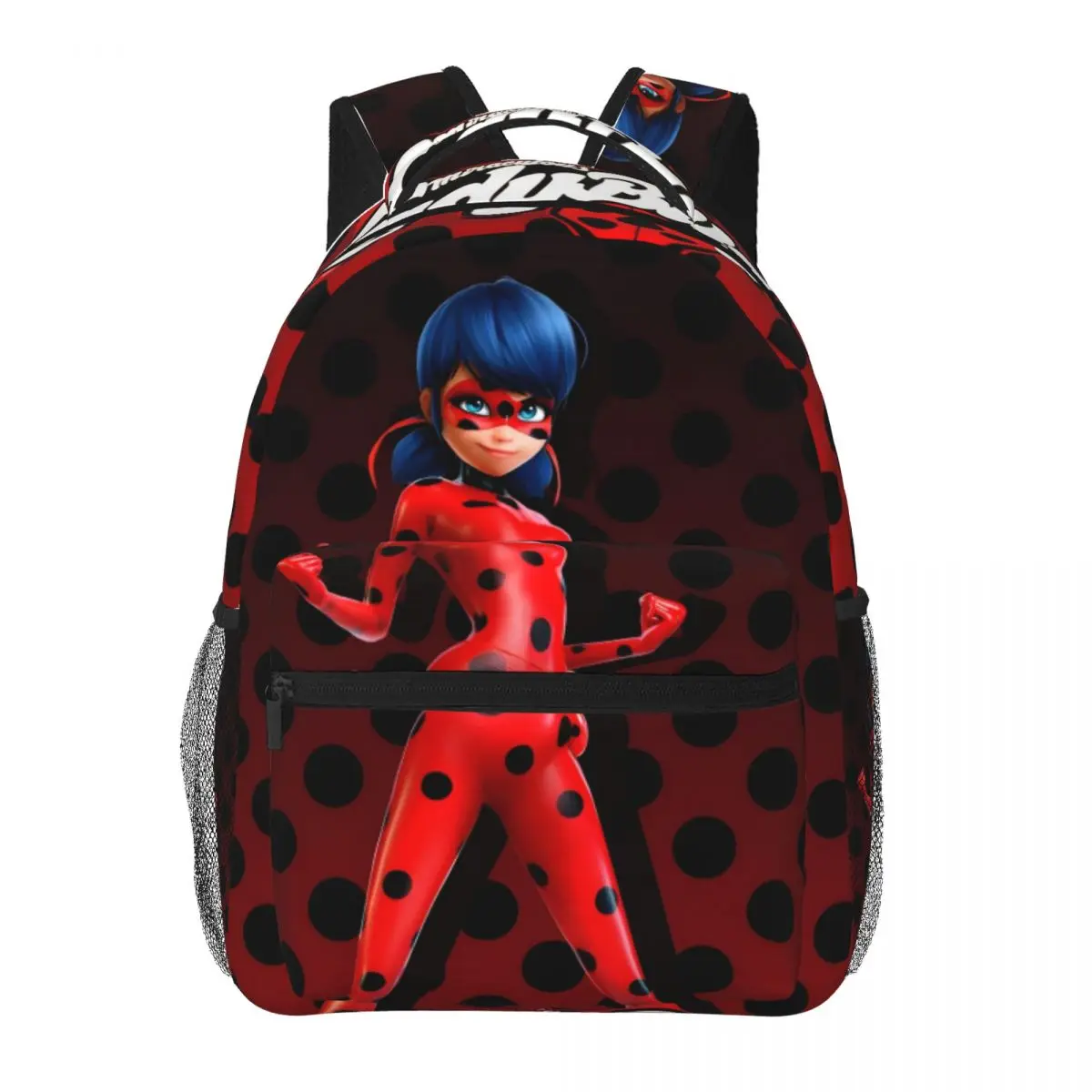 Miraculous Ladybug New Fashionable Pattern School Bag Print Lightweight Backpack 17inch