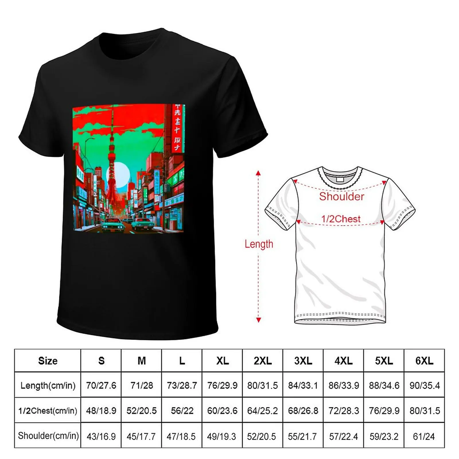 Tokyo Tapestry: Exploring the Streets of Japan’s Capital T-Shirt Streetwear Print Tee Shirt