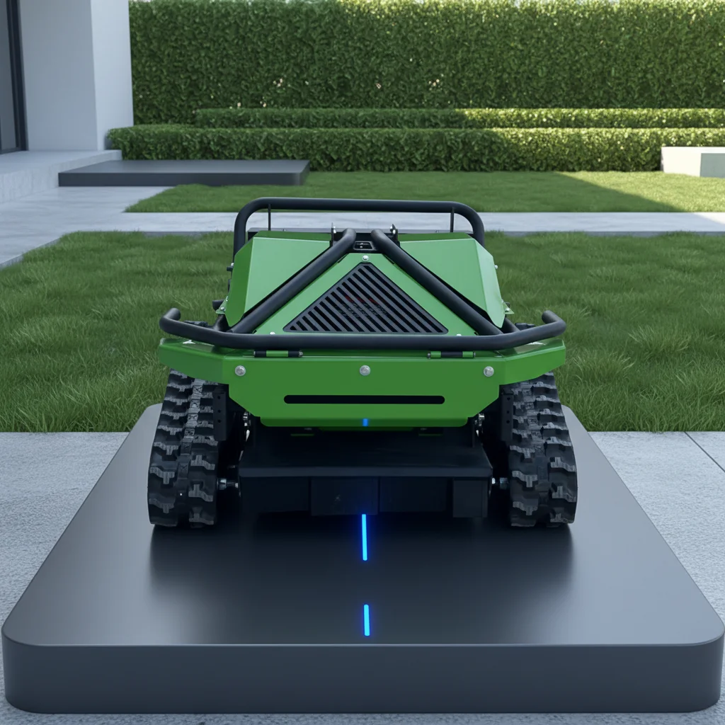 

Customize Crawler Lawn Mower Wide Cutting Area Efficient Garden Grass Cutter Tool