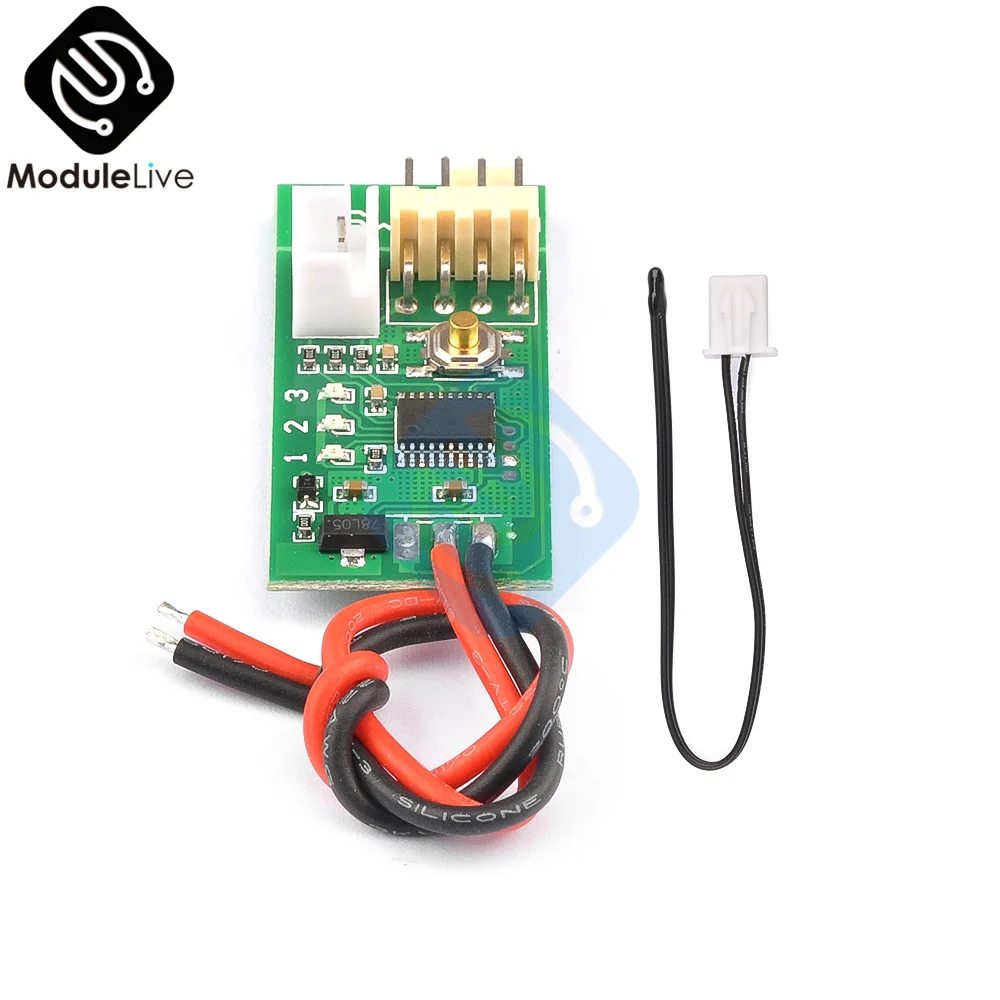 DC 12V PWM 4 Wire Line Fan Temperature Digital Control Controller Speed Regulation for PC Fan Alarm Module Board