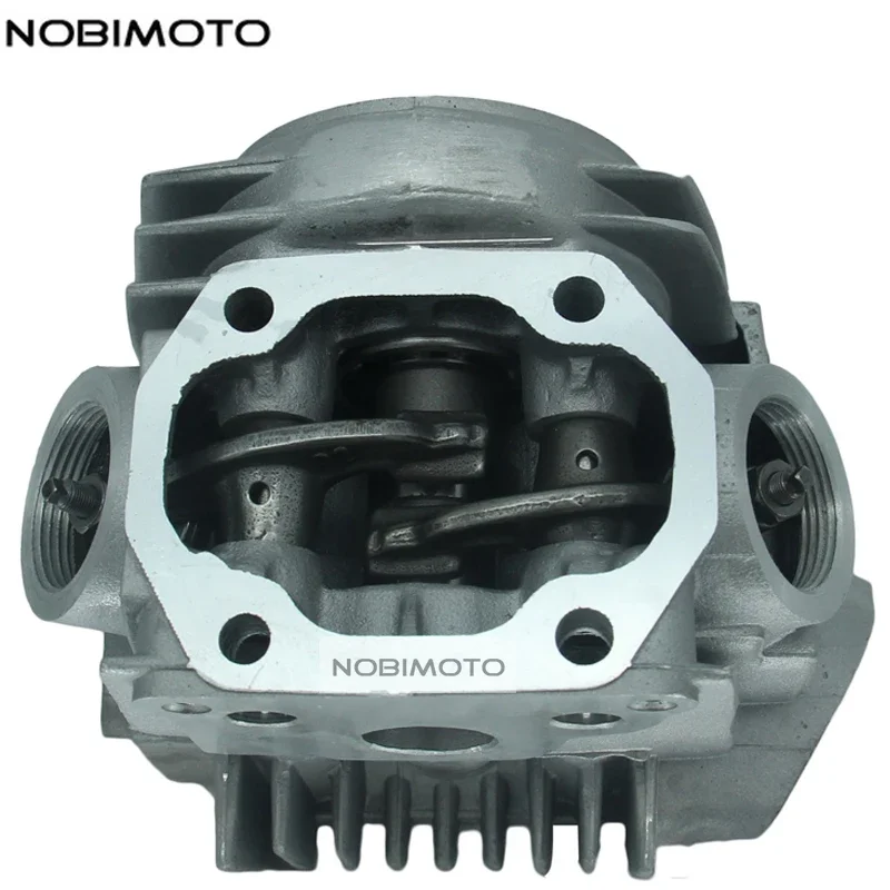 

110cc Motorcycle Engine Cylinder Assembly: Air-Cooled Block, Cover, Cap & Head