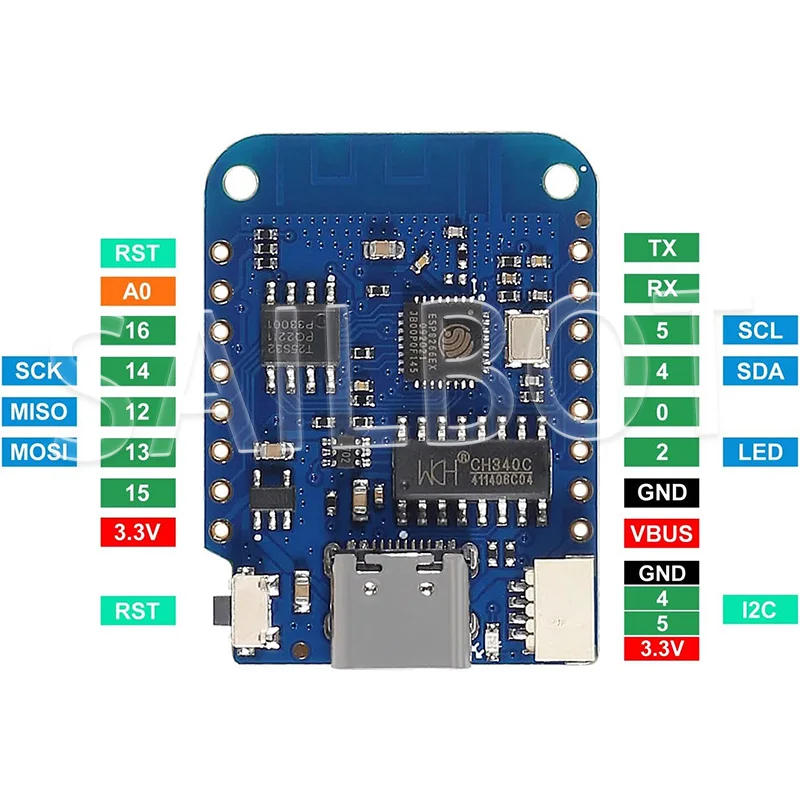 1-10PCS WeMos D1 Mini ESP8266 WIFI Internet of Things Development Board Based ESP-8266 D1 Mini V4.0.0 NodeMCU Lua IOT Board