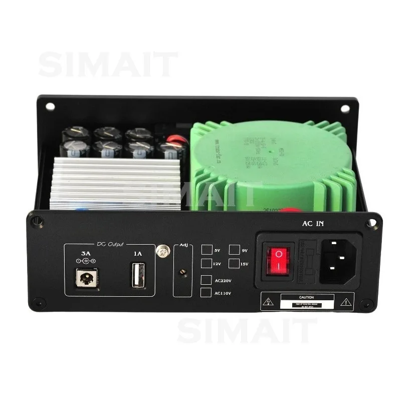 3A Dual Channel LT3045 Linear Power Module 50W Low Noise LDO Stabilizer 5V 9V 12V 15V