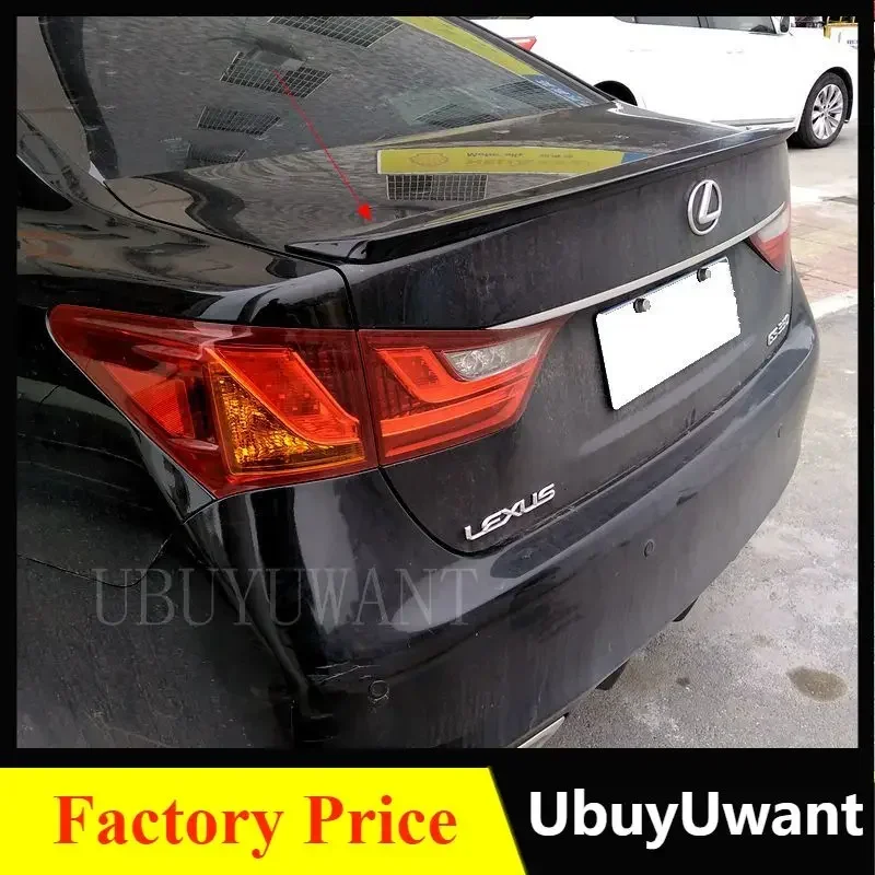 For LEXUS GS 2011-2015 ABS Material Primer Color Car Tail Wing Decoration Rear Trunk Spoiler For GS300 GS350