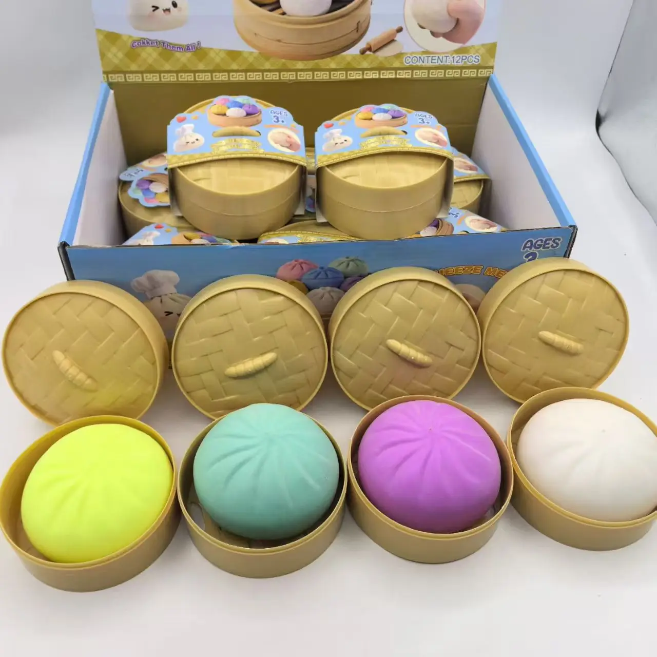 

Slow bounce, ball-shaped, flexible anti-stress ball for decompression, office and home decoration