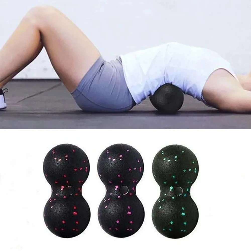 EPP اليوغا كرات الفول السوداني تدليك الجسم فآسيا الكرة عالية الكثافة العضلات الاسترخاء لاكروس اللياقة البدنية كرة الليفة العضلية تخفيف الألم