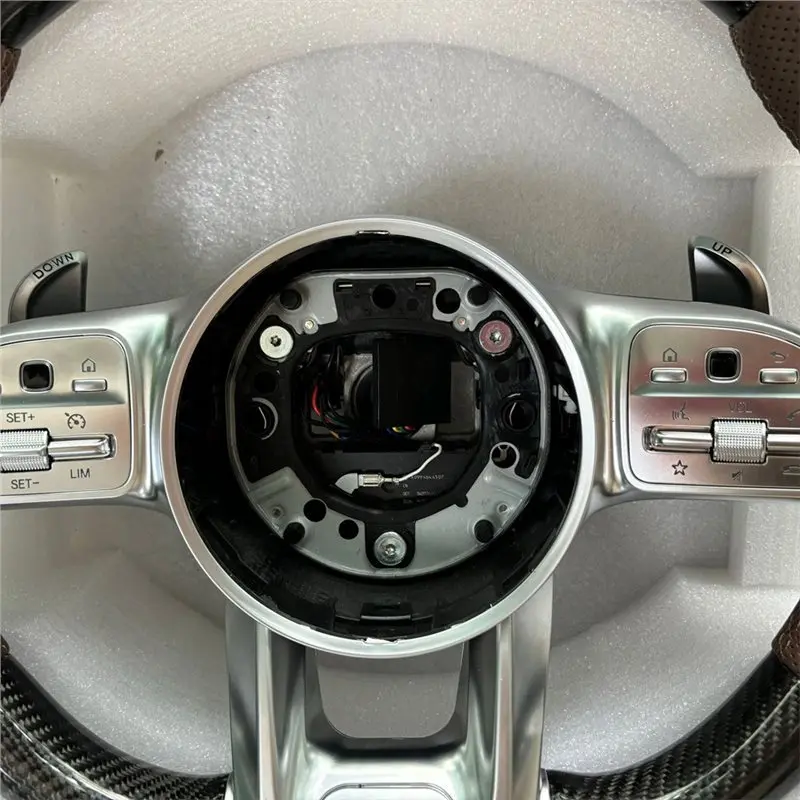 Car Accessories Steering Wheel Shift Paddle Kits For Mercedes Benz AMG A45 CLA45 GLA45 C63 S63 W205-T48C - view 4