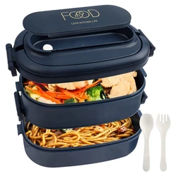 Lunch Box,Leakproof Bento Box For Kids Adults,Cutlery Set Bento Boxes ,For Kid Men Women Adults Working Schools