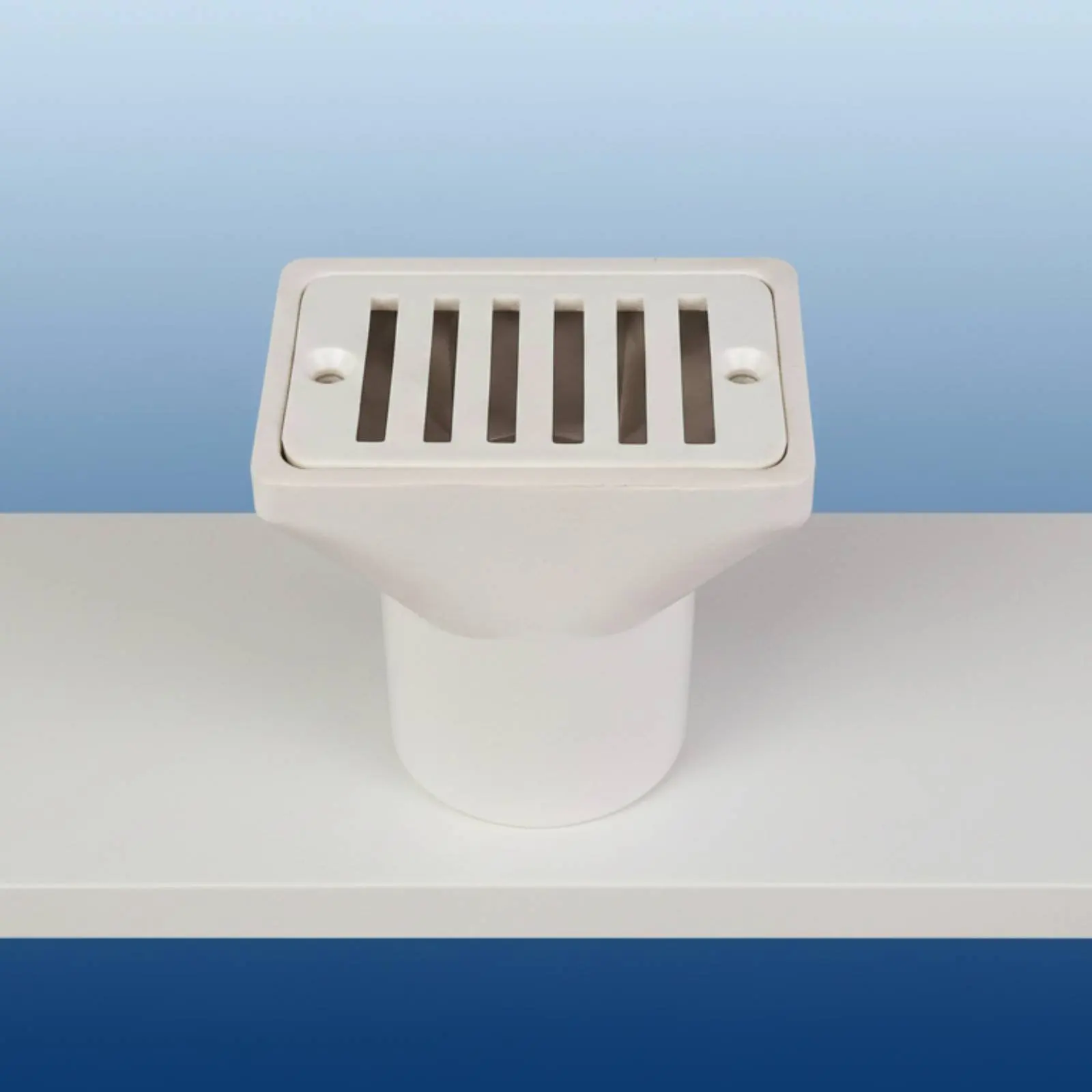 

Swimming Pool Overflow Outlet Easy to Install DN63 Drain Fitting Square Floor Drain Fitting Long-Lasting Plumbing Hardware