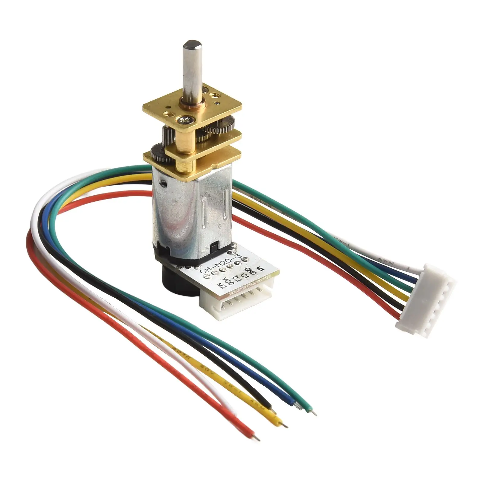 For GA12 For N20 Encoder DC 6V Metal Gear DC Motor Gearwheel High Torque 150RPM 300RPM 500RPM 750RPM 1500RPM 3000RPM Hall Sensor