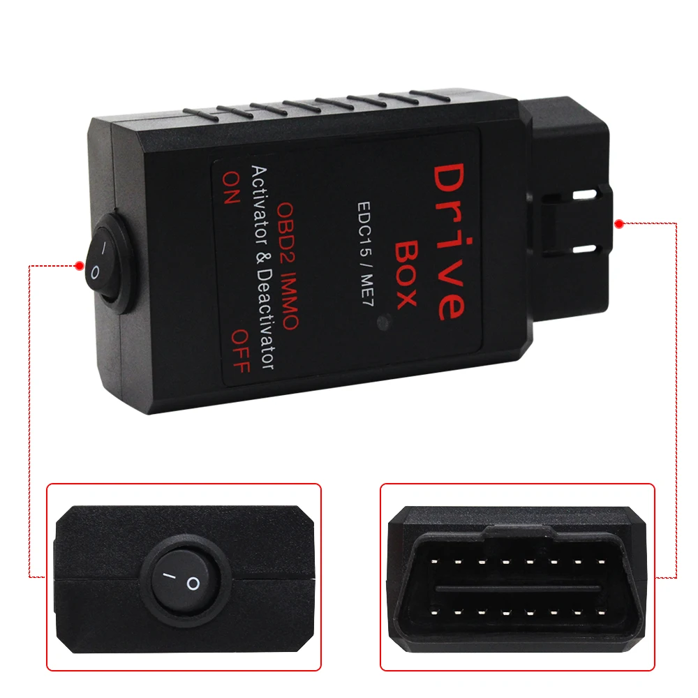 Top Selling for VAG Drive Box Bosch EDC15/ME7 OBD2 IMMO Deactivator Activator