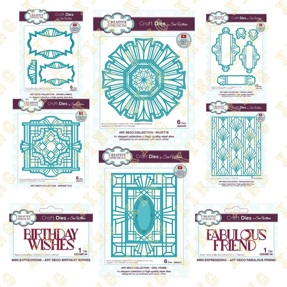 

Ornate Labels Metal Cutting Dies Scrapbook Diary Decoration Stencil Embossing Template DIY Greeting Card Handmade 2023 New