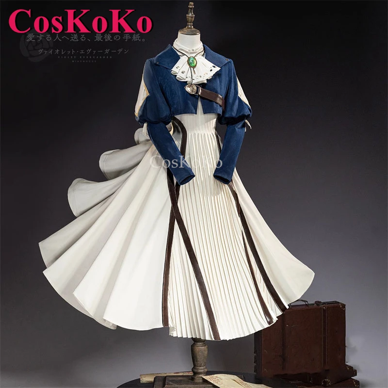 

CosKoKo Violet Evergarden Cosplay Anime Violet Evergarden Costume Elegant Gorgeous Formal Dress Halloween Role Play Clothing New