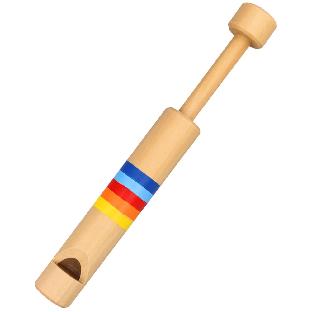 Kids Toys Whistle Flute Wooden Mini Musical Pull-Push Child Educational Learning